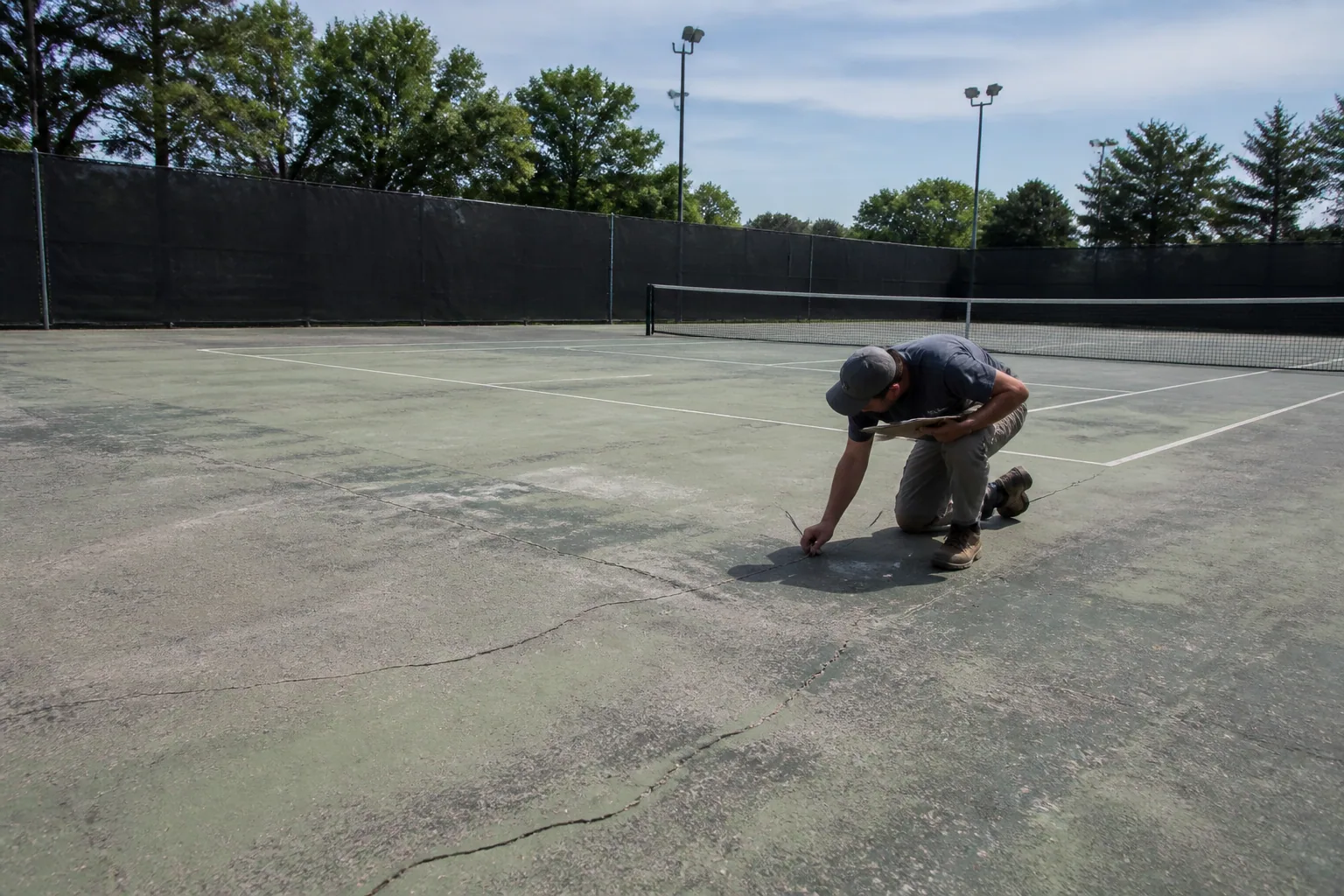 Surface and crack assessment — Peoria, IL